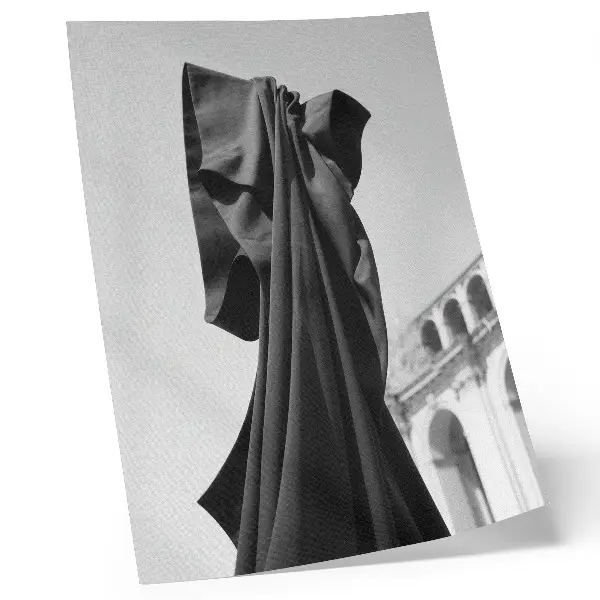 Nowoczesna grafika na płótnie minimalistyczna kompozycja z motywem architektury