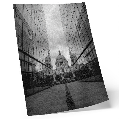 Nowoczesna grafika na płótnie Symetria nowoczesnej i klasycznej architektury