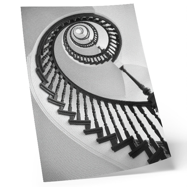 Plakat na płótnie Spiralne schody