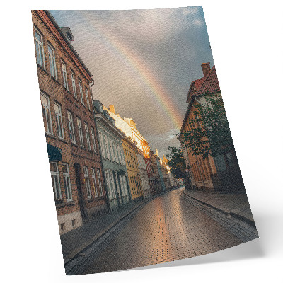 Plakat na płótnie Kolorowa uliczka