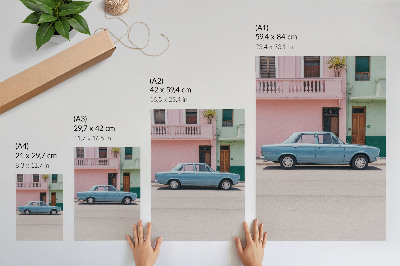 Plakat na płótnie Retro auto