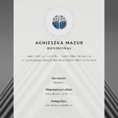 Plakat ścienny wieża z karuzelą w stylistyce minimalistycznego ruchu