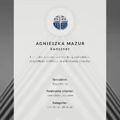Plakat ścienny wieża z karuzelą w stylistyce minimalistycznego ruchu