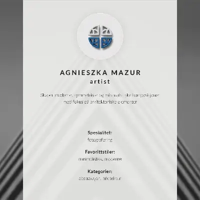 Plakat ścienny wieża z karuzelą w stylistyce minimalistycznego ruchu
