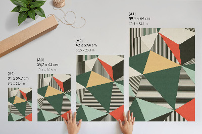 Nowoczesna grafika na płótnie Geometryczne wzory