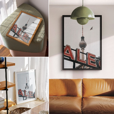 Plakat ścienny Miasto architektura