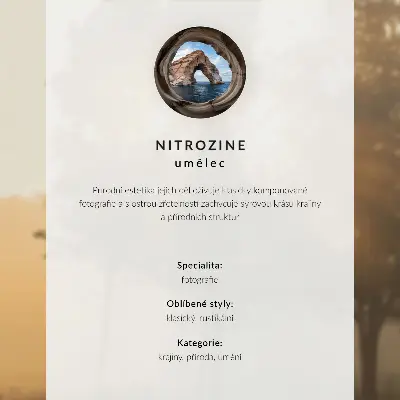Plakat na płótnie spokojny las nad taflą wody z mistyczną aurą