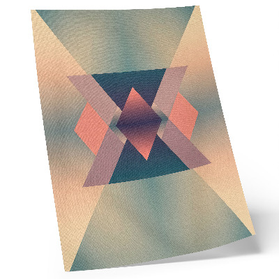 Plakat ścienny Geometryczne kształty pastelowe kolory elegancja