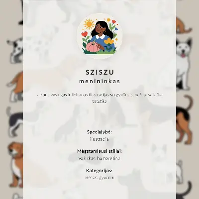 Plakat z teksturą płótna zestaw kolorów z postaciami bajkowymi kota i myszy