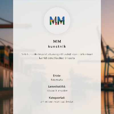 Plakat na płótnie Portowy krajobraz z kontenerowcami i żurawiami
