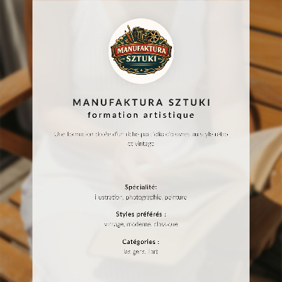 Plakat ścienny Retro elegancja