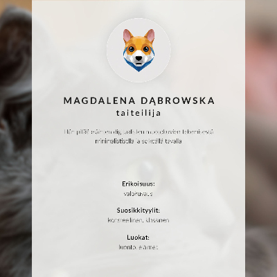 Plakat ścienny Szary kot zielone oczy bliskie spojrzenie