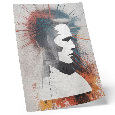 Plakat ścienny Twarz geometryczna