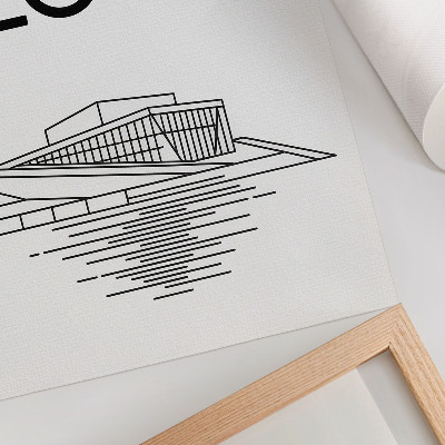 Plakat na płótnie Oslo ilustracja