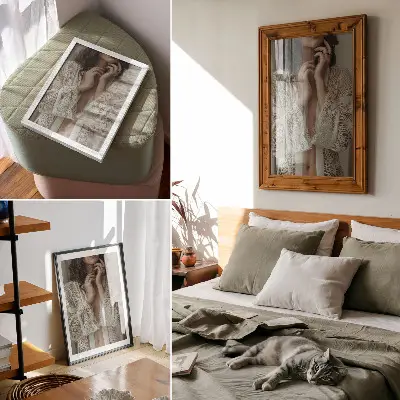 Plakat na płótnie koronka w stylu delikatności, elegancji i klasycznej kobiecości