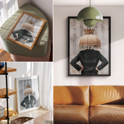 Plakat ścienny Abażur surrealizm