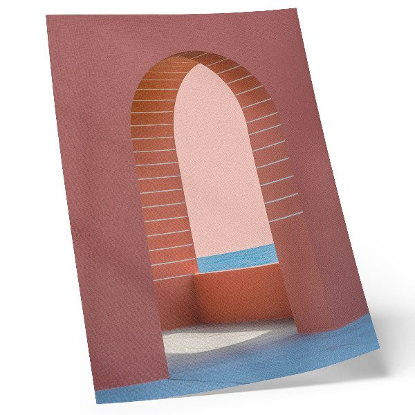 Plakat ścienny Pastelowa architektura