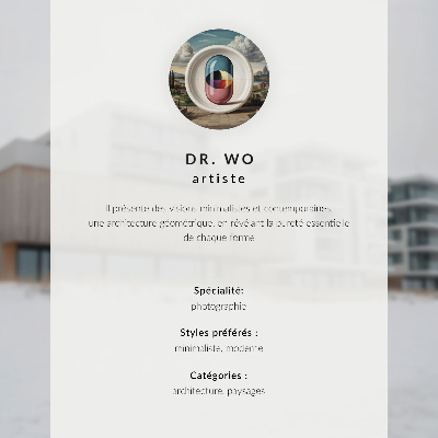Nowoczesna grafika na płótnie Wieczorny balkon