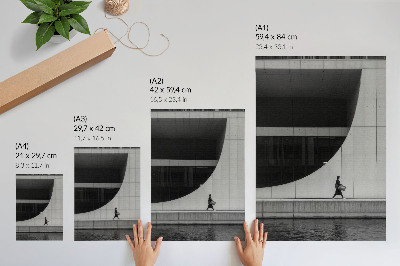Plakat ścienny Nowoczesna prostota odważna geometria harmonijna monochromia