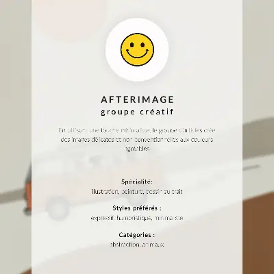 Plakat ścienny pomarańczowy camper w stylu minimalistycznym na wakacje