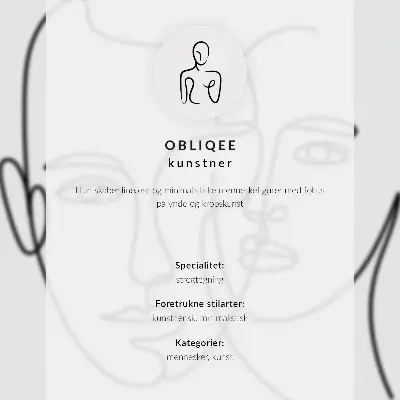 Plakat na płótnie minimalistyczne portrety typu line art prezentujące głębię emocji