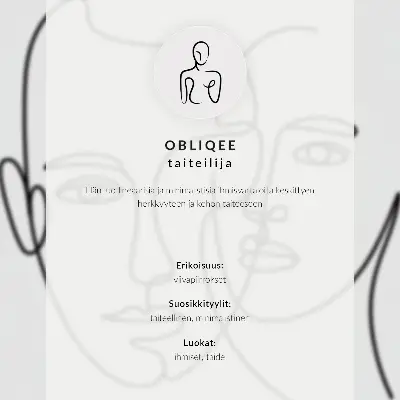 Plakat ścienny twarze w stylu minimalistycznego line artu
