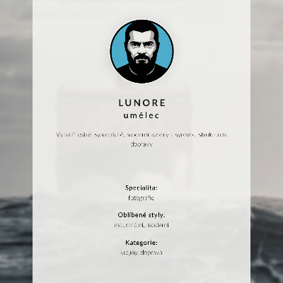 Nowoczesna grafika na płótnie Oceaniczna podróż