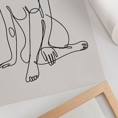 Plakat ścienny Line art kobiety