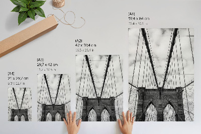 Nowoczesna grafika na płótnie Surowa konstrukcja pełna symetrii i linii