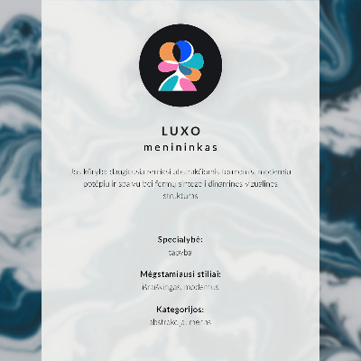 Plakat z teksturą płótna Kolorowe pociągnięcia