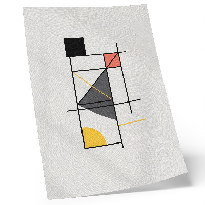 Nowoczesna grafika na płótnie Geometryczny wzór linie kształty nowoczesny styl