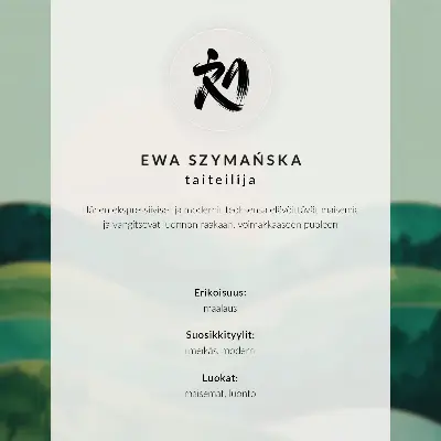 Plakat na płótnie pastelowe wzgórza z motywem akwarelowego słońca