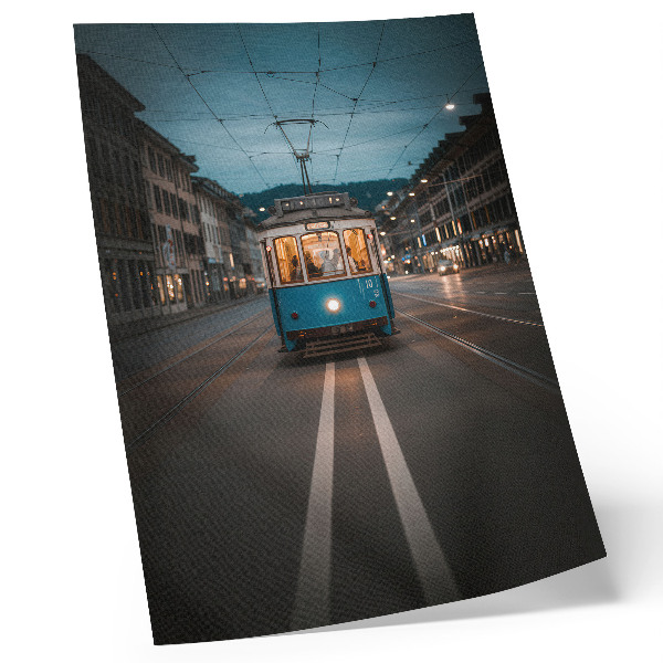 Plakat na płótnie Miejski tramwaj