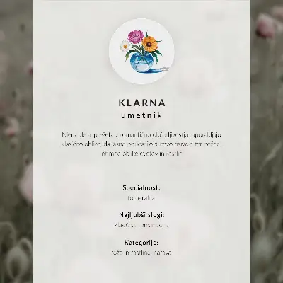 Plakat na płótnie pastelowe kwiaty w stylu elegancji harmonii i zmysłowości