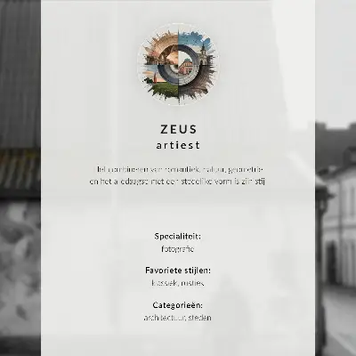 Plakat ścienny z motywem kolorowych domów w zimowym krajobrazie architektonicznym