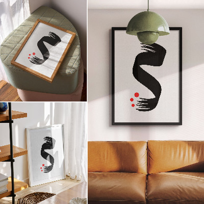 Nowoczesna grafika na płótnie Geometryczna elegancja