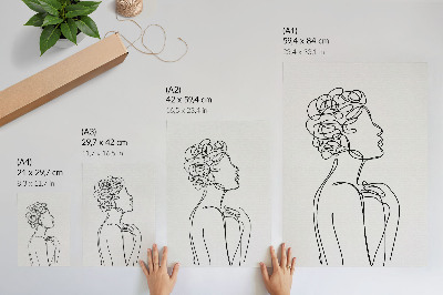 Plakat ścienny Lineart kobiety