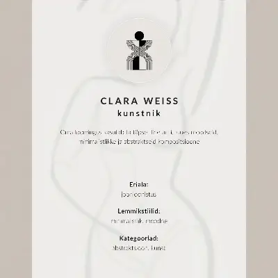 Plakat na płótnie minimalistyczna linia dłoni w stylu nowoczesnej elegancji