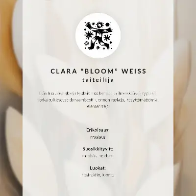 Abstrakcyjny plakat z teksturą płótna w odcieniach harmonii błękitu, zieleni i kremu