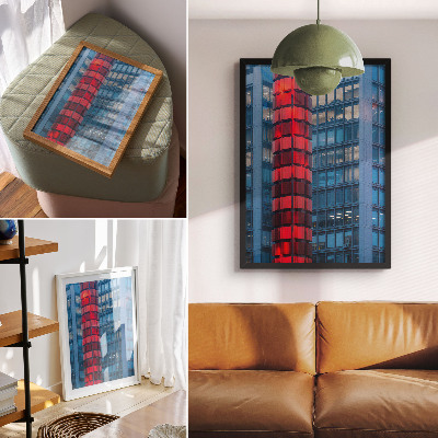 Plakat ścienny Nowoczesna architektura miejski klimat przestrzenność