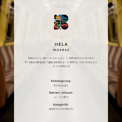 Plakat z teksturą płótna Żółte metro
