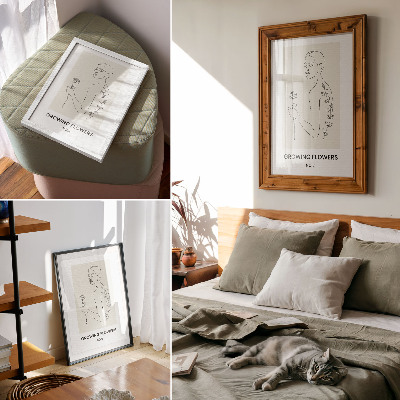 Plakat ścienny Roślinna grafika