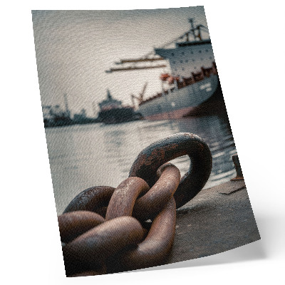 Nowoczesna grafika na płótnie Port industrial