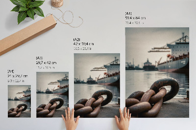 Nowoczesna grafika na płótnie Port industrial