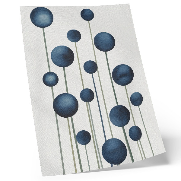 Plakat z teksturą płótna Abstrakcyjne balony