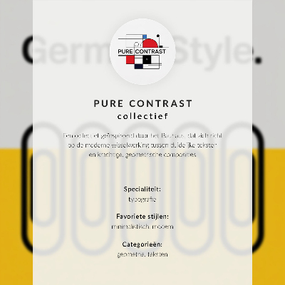 Nowoczesna grafika na płótnie Czyste linie geometryczne i kontrastowe kolory
