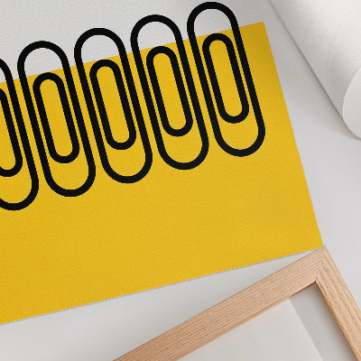 Nowoczesna grafika na płótnie Czyste linie geometryczne i kontrastowe kolory