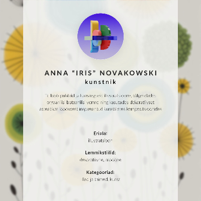 Plakat ścienny Pastelowe dmuchawce