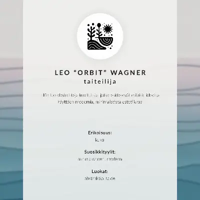 Nowoczesna grafika na płótnie abstrakcja geometryczna z liśćmi na beżowym tle