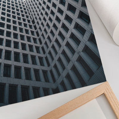 Nowoczesna grafika na płótnie Nowoczesna architektura pionowe linie